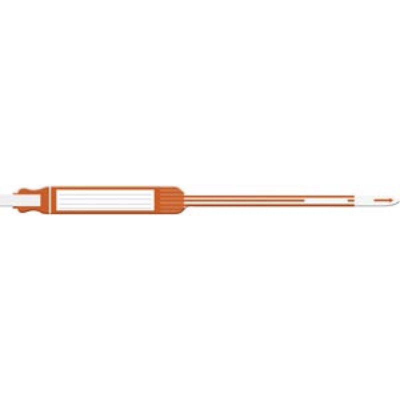 Medical ID Solutions 7245 Wristband, Adult, Insert, Self Adhesion, Tri-Laminate, Orange, 250/bx