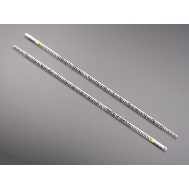 Corning 357521 Falcon® 1 mL Serological Pipet, Polystyrene, 0.01 Increments, Individually Packed, Sterile, 100/Box, 1,000/Case