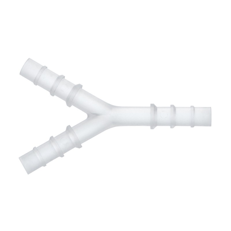 Tube Connector, Y, 3/8, Clean, 50/bx, 10 bx/cs (Continental US Only)