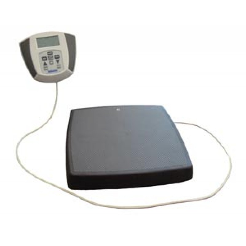 Pelstar LLC/Health O Meter Professional Scales 752KL Digital Scale, Heavy Duty, Remote Display, Capacity: 660 lb/300kg , Resolution 0.2 lb/0.1kg, Platform Dimension: 14¼"W x 14¼"D x 2 5/8" H, 120V Adapter (included) or (6) C-Cell Batteries (not included),