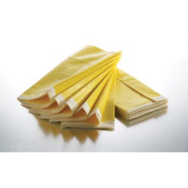 Graham Medical 54849 Blanket, 54" x 84", Yellow/ White, Poly/ Tissue, 5/bg, 5 bg/cs (48 cs/plt) (DO NOT USE FOR PATIENT TRANSFER!)