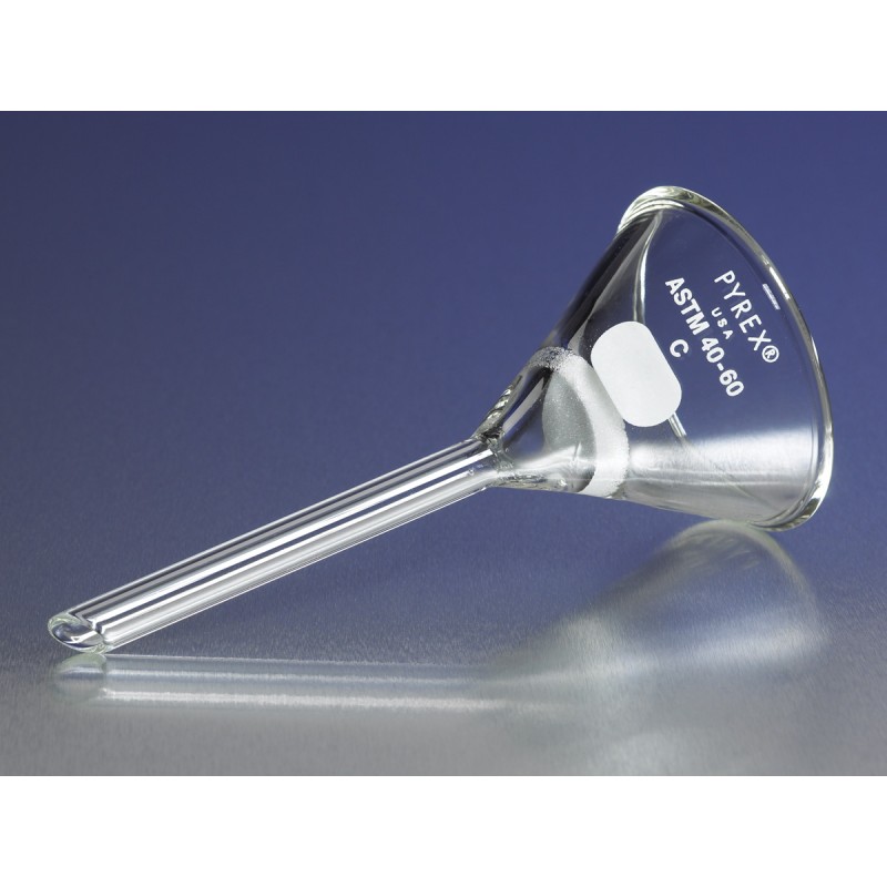Corning 36210-75C PYREX® Hirsch Funnels with 30 mm Diameter Coarse Porosity Fritted Disc