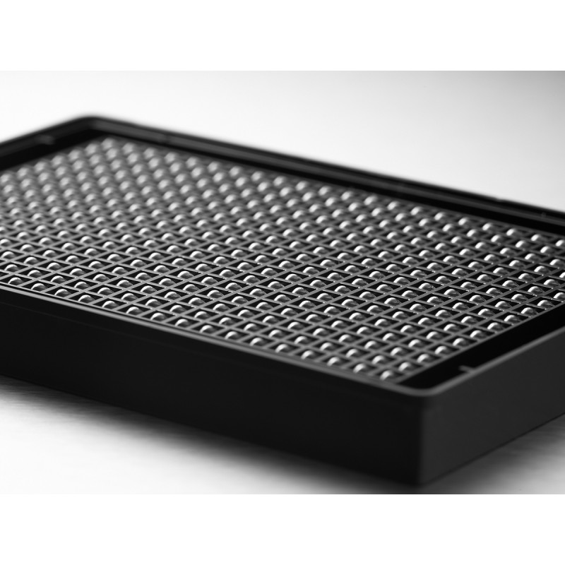 Corning 3830 Corning® 384-well Black/Clear Round Bottom Ultra-Low Attachment Spheroid Microplate, Bulk Packed 10 per Bag, with Lid, Sterile