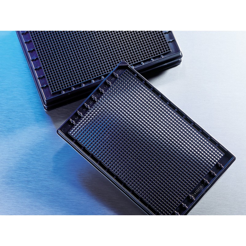 Corning 3893BC Corning® 1536-well Black/Clear Flat Bottom Polystyrene TC-treated Microplate, 10 per Bag, with Lid, With Generic Bar Code, Sterile