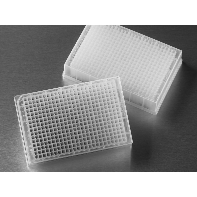 Corning 3965 Corning® 384-well Clear Round Bottom Polypropylene Not Treated Deep Well Plate, Square Well, 5 per Bag, Nonsterile
