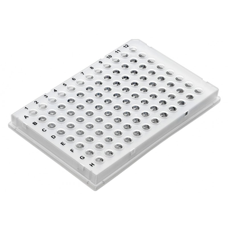 Labcon 96-Well Skirted PCR Plate, Red