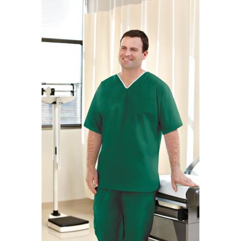 Graham Medical 62213 Shirt, Non-Woven, Large, Green, 30/cs