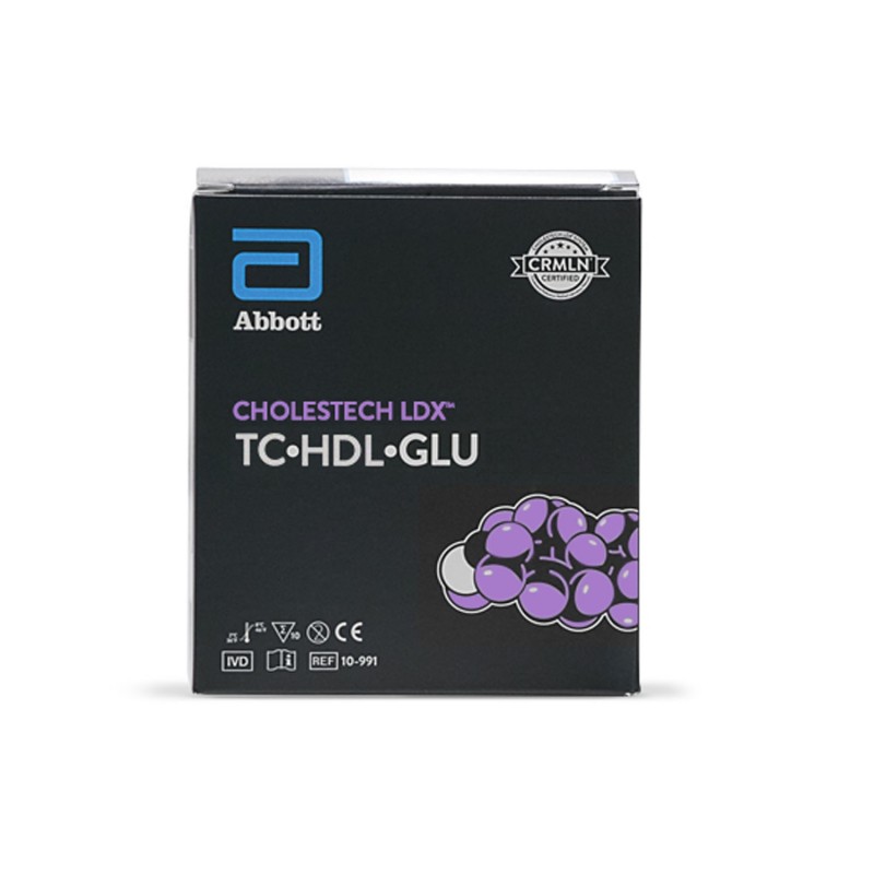 Abbott/Cholestech 97990 Cholestech LDX TC HDL GLU Cassettes, 10/bx (For Authorized Dealers Only) (Ships on ice) (Continental US+HI Only)