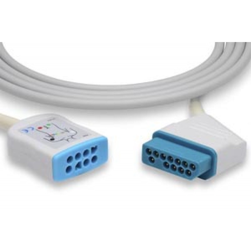 Cables and Sensors TK-25090 ECG Trunk Cable, 3/6 Leads, Nihon Kohden Compatible w/ OEM: JC-906PA, CB-85600, NENK2042, K922A (DROP SHIP ONLY) (Freight Terms are Prepaid & Added to Invoice - Contact Vendor for Specifics)