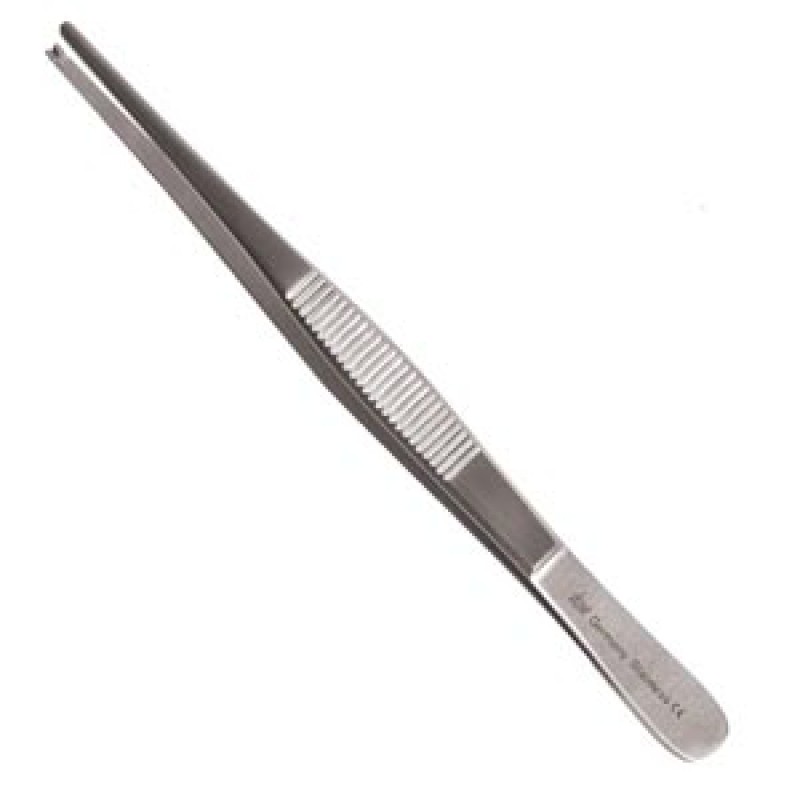 Sklar Instruments 19-1255 Tissue Forcep, 1X2 Teeth, 5.5" (DROP SHIP ONLY)