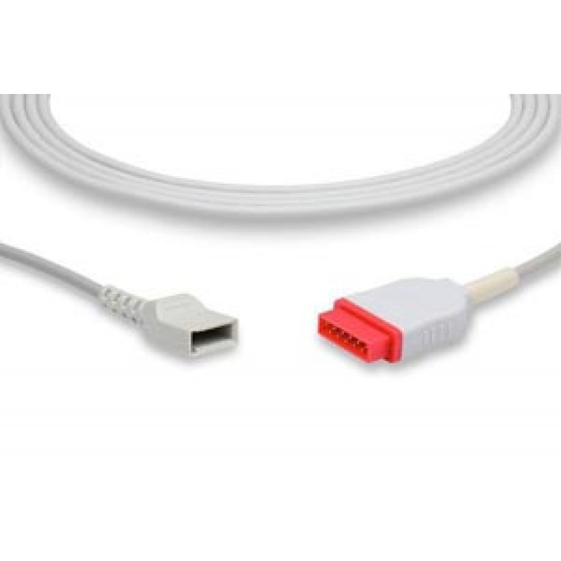 Cables and Sensors IC-MQ-UT0 IBP Adapter Cable Utah Connector, GE Healthcare > Marquette Compatible w/ OEM: 700078-001, 650-236, 2016997-001, 2016997-002 (DROP SHIP ONLY) (Freight Terms are Prepaid & Added to Invoice - Contact Vendor for Specifics)