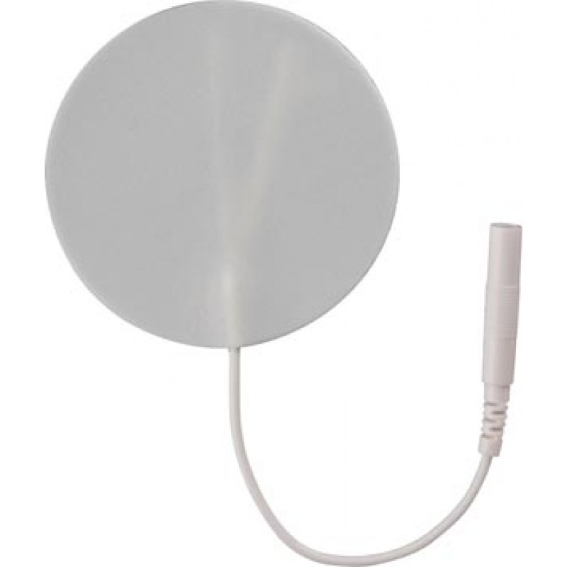 Compass Health EF2000WF2 Compass Electrodes, Reusable, Round, White, Foam, Foil Packaging, 2", 4/pk