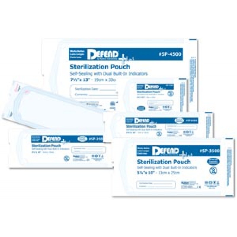 Mydent SP-5500 Self-Seal Sterilization Pouch, 9" x 15", 200/bx