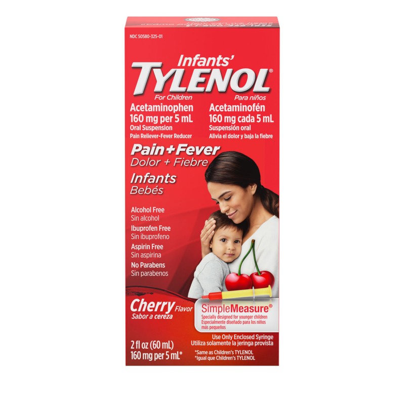 Johnson & Johnson Consumer Products 018663 Oral Suspension, Cherry, 2 fl oz, 6/bx, 6 bx/cs (Continental US+HI Only)