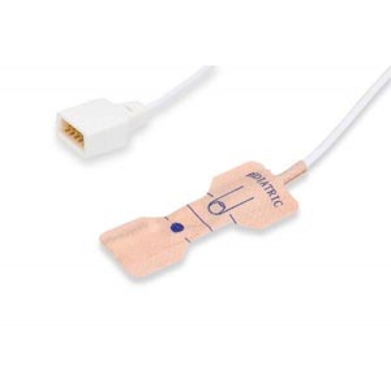 Cables and Sensors S523-090 Disposable SpO2 Sensor Pediatric (10-50Kg), 24/bx, Datex Ohmeda Compatible w/ OEM: SAS-AP (DROP SHIP ONLY) (Freight Terms are Prepaid & Added to Invoice - Contact Vendor for Specifics)
