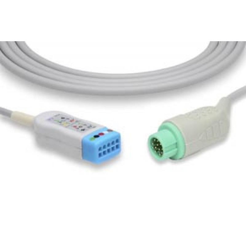 Cables and Sensors 10036 ECG Trunk Cable 3/5 Leads, Mindray > Datascope Compatible w/ OEM: 009-003652-00, 040-001416-00 (DROP SHIP ONLY) (Freight Terms are Prepaid & Added to Invoice - Contact Vendor for Specifics)