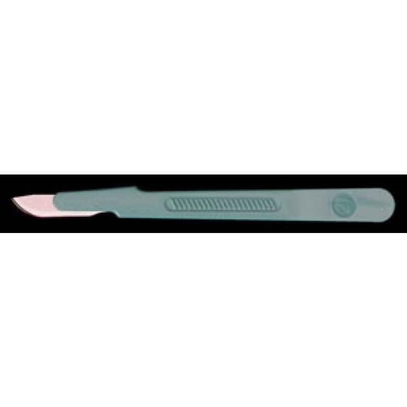 Cincinnati Surgical Company 92421 Scalpel, Stainless Steel, Size 21, Green Handle, Disposable, Sterile, 10/bx (DROP SHIP ONLY)