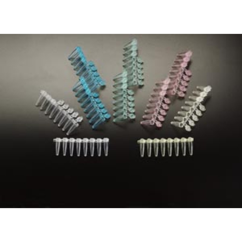 Simport Scientific T320-1R Reaction Strip, Red, 8/strip, 125 strips/cs