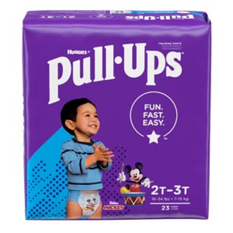 Kimberly-Clark Consumer 51334 Training Pants, 2T-3T, Boys Jumbo Pack, 23/pk, 4 pk/cs