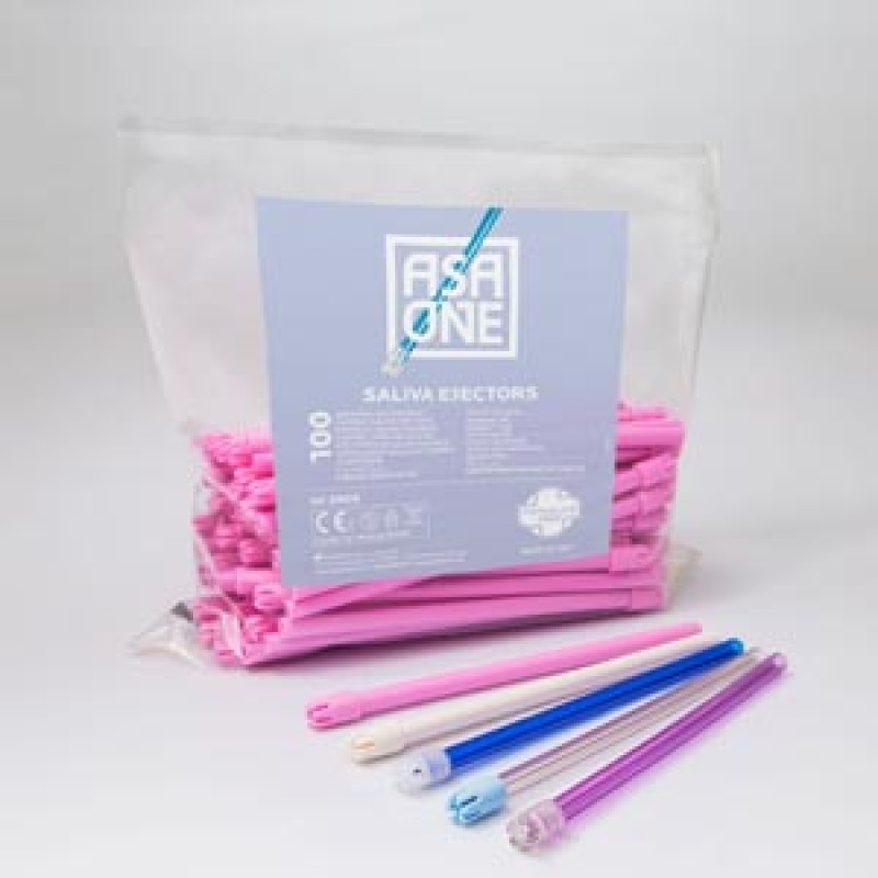 Dukal Corporation 2900E-PPS15 Saliva Ejectors, Pink Body with Pink Tip, 100/bg, 10 bg/cs