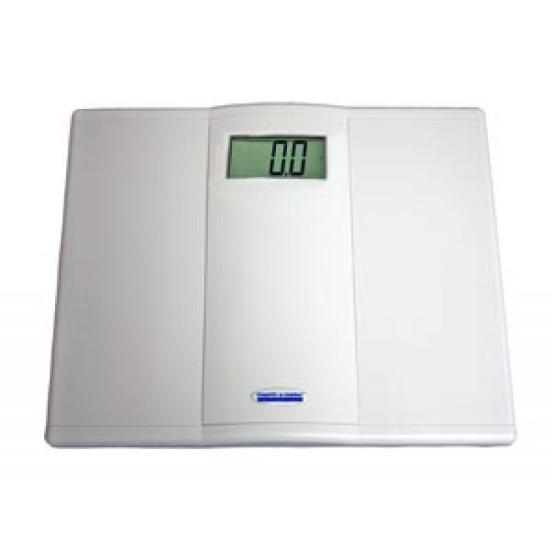 Pelstar LLC/Health O Meter Professional Scales 895KLTS Digital Talking Floor Scale, 550 lb/250 kg Capacity, 0.1 lb/0.05 kg Resolution,  1 1/2 Display, Platform Size 13 ¾ x 10 ¾ x 1 ½, Product Footprint 14 ¼ x 11 7/8 x 1 ½, Power Source 2 AAA Batter