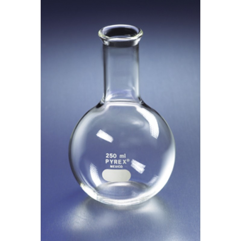 Corning 4060-6L PYREX® 6L Long Neck Boiling Flask, Flat Bottom and Tooled Mouth