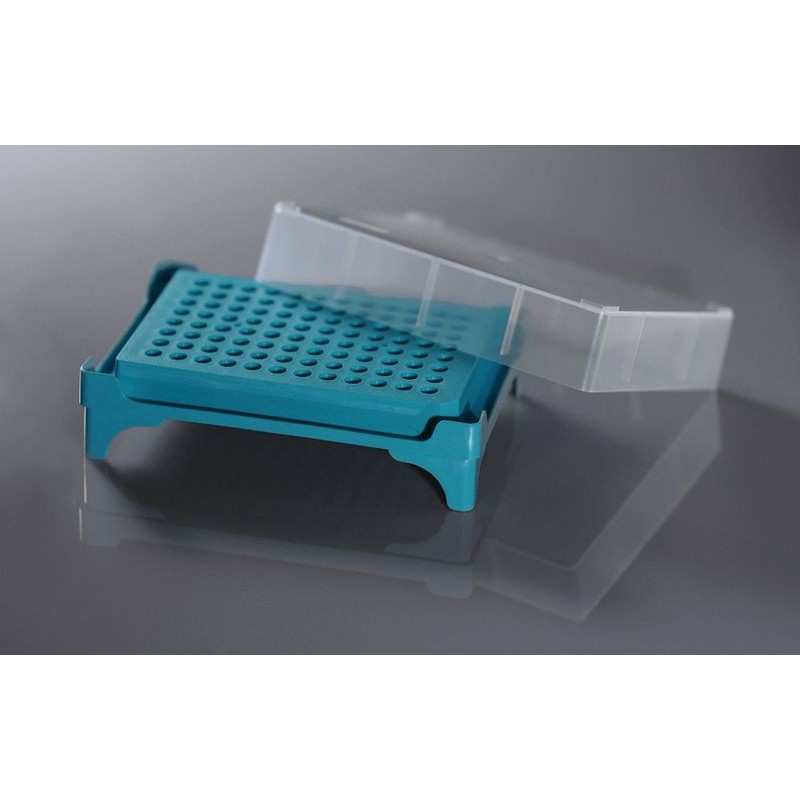 PCR Tube Rack, 96 well (8*12), individual cap, 5/pk, 25/cs