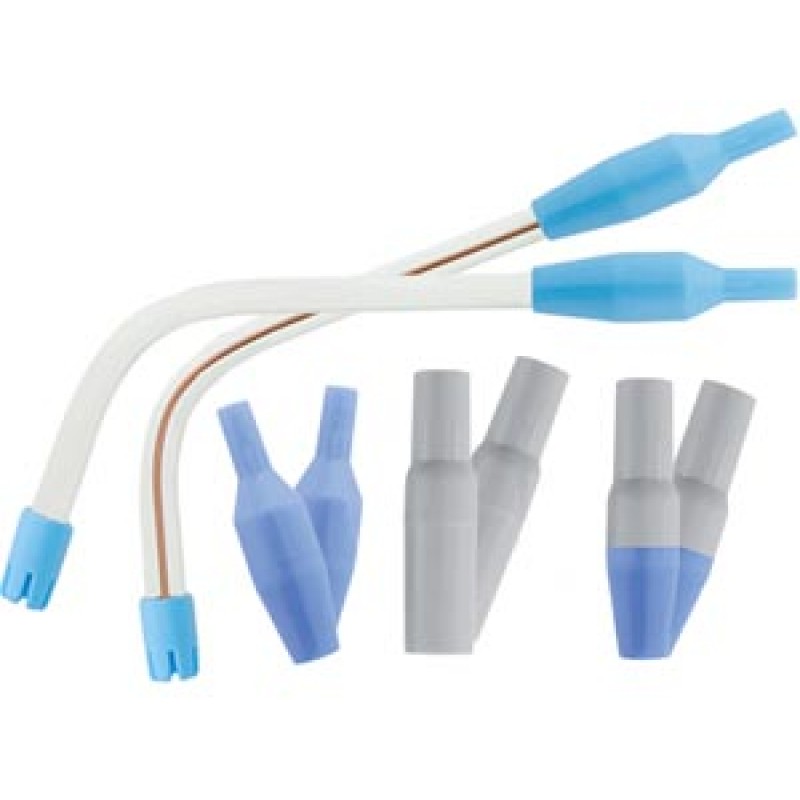 Crosstex International M1001CLBU SAFE-FLO® Saliva Ejector, Clear, 100 pieces/bg