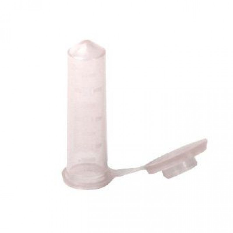 Bio Plas Siliconized 2.0 mL G-Tube, Flat Top Microcentrifuge Tube, Clear, Sterile