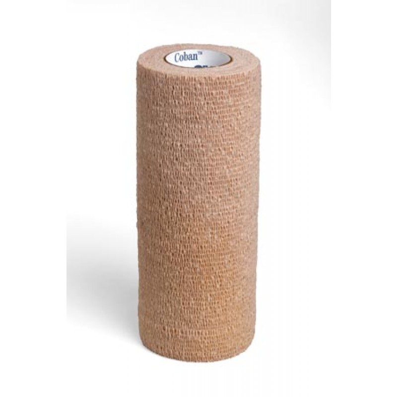 3M Health Care 1586 Self-Adherent Wrap, 6" x 5 yds, Tan, 12/cs (Continental US+HI Only)