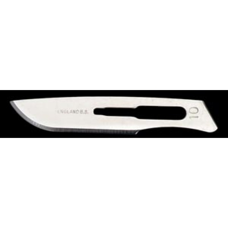 Cincinnati Surgical Company 0010 Blade, Carbon Steel, Size 10, Sterile, 100/bx (DROP SHIP ONLY)