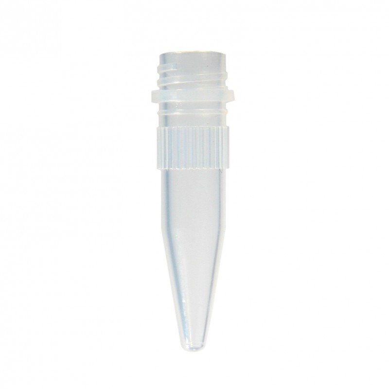 Bio Plas 1.5 mL Skirted Screw Cap Cryotube, Clear, Sterile, 500/PK