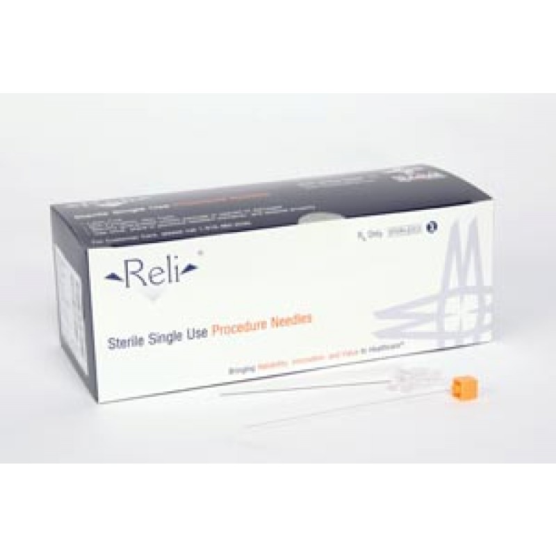 Myco Medical SN25G351 Spinal Needle, 25G x 3½", Orange, 25/bx, 4 bx/cs (Not Available for sale into Canada)