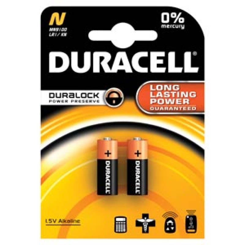 Duracell MN9100B2PK Battery, Alkaline, Size N, 1.5V, 2pk, 6 pk/bx (UPC# 66200) (4133366200) (Products are not for Private Household Markets; Products cannot be sold on Amazon.com or any other 3rd party site)