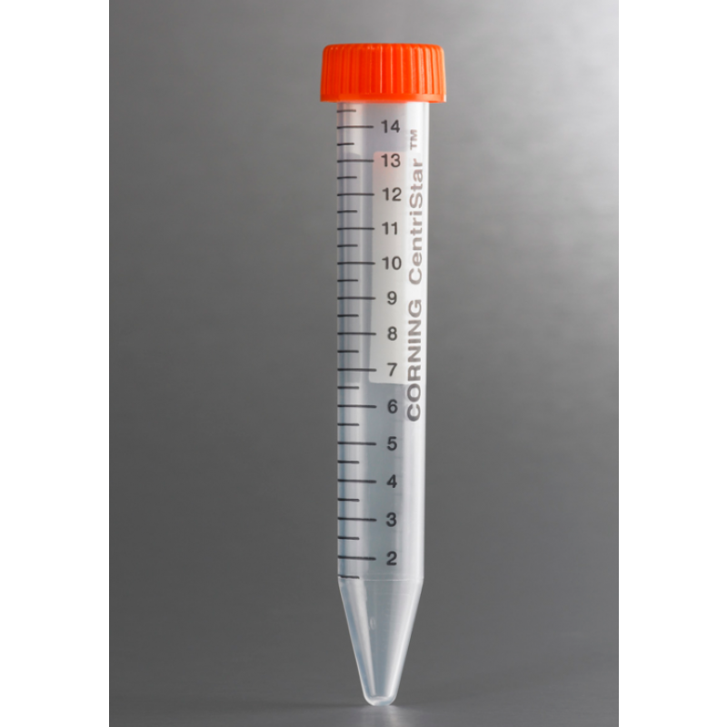 430791 Corning 15 mL PP Centrifuge Tubes, Bulk Packed with CentriStar™ Cap, Sterile, 50/Sleeve, 500/Case