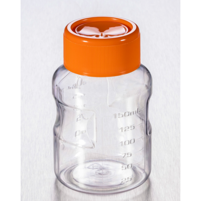 Corning® 150 mL Easy Grip Polystyrene Storage Bottles with 45 mm Caps, 24/ cs 