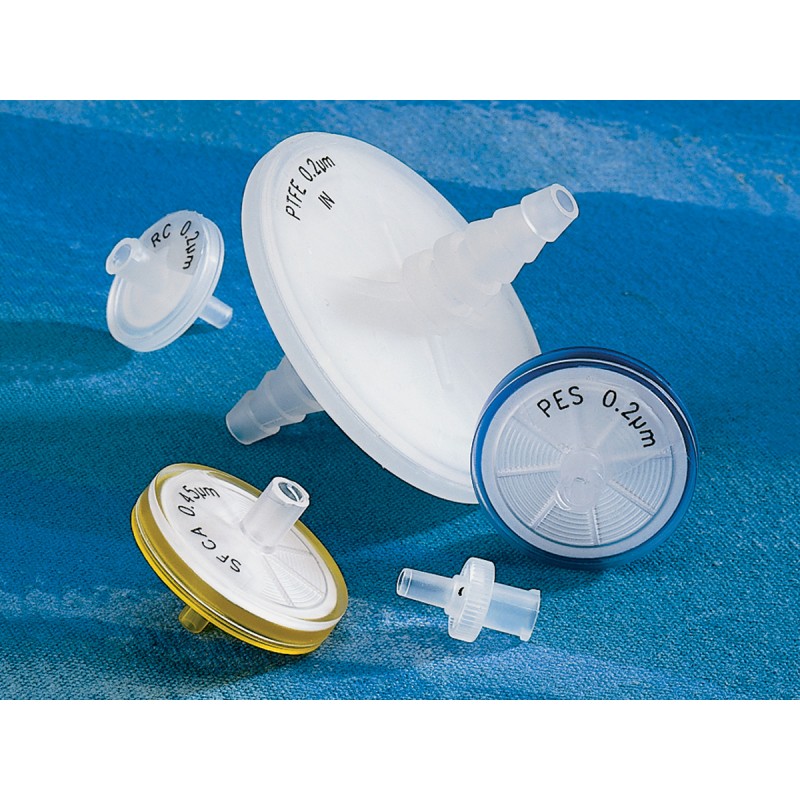 Corning 431231 Corning® 25 mm Diameter Syringe Filters, 0.45 µm Pore PTFE Membrane, Nonsterile, Bulk Packaged, 50/Case