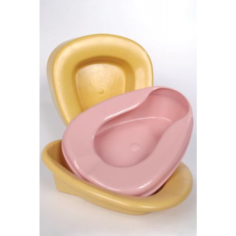 Medegen Medical Products, LLC H113-11 Commode Stackable Bedpan, Pewter, 50/cs