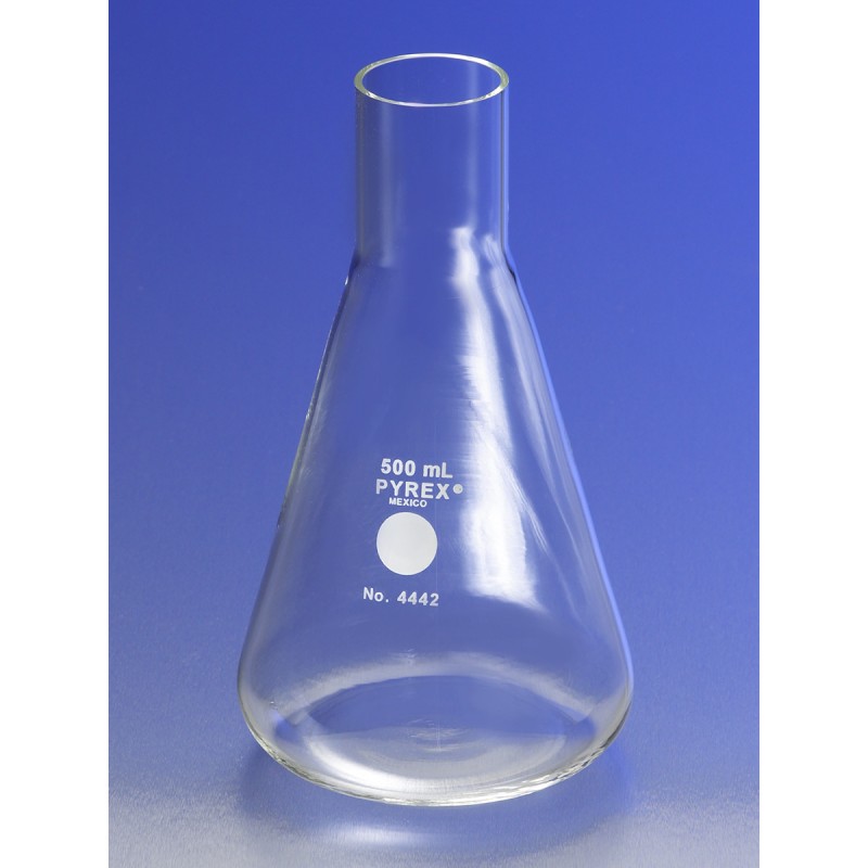 Corning 4442-125 PYREX® 125 mL Long Neck Shaker Erlenmeyer Flask