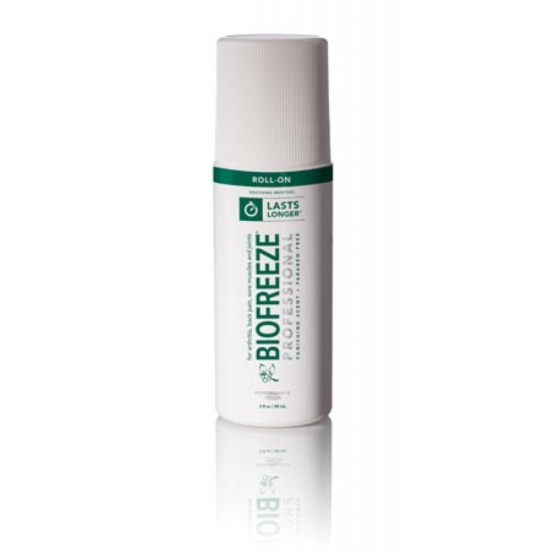 BoxOut, LLC dba BoxOut Distribution 13416 Biofreeze® Professional, 3 oz Roll-On, Green, 12/bx (32 bx/plt) (Cannot be sold to retail outlets and/ or Amazon) (091785) (US Only) (Item is considered HAZMAT and cannot ship via Air or to AK, GU, HI, PR, VI)