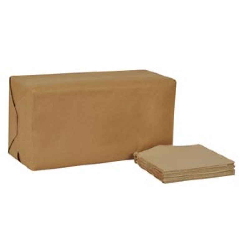 Essity Professional Hygiene North America, LLC D786E Masterfold Dispenser Napkin, Universal, Natural, 1-Ply, Embossed, N7, 12" x 13", 500/pk, 12 pk/cs (35 cs/plt)