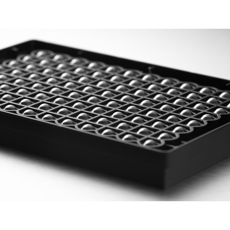 Corning 4520 Corning® 96-well Black/Clear Round Bottom Ultra-Low Attachment Surface Spheroid Microplate, Bulk Packed, with Lid, Sterile, 10/Bag