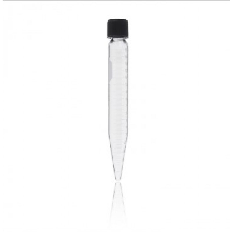 KIMBLE® 45246-100 Graduated Borosilicate 3.3 Reusable Centrifuge Tube, 100 mL, 12 tubes per case
