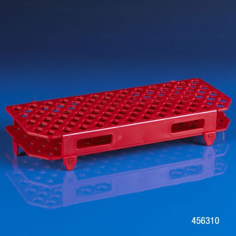 Red Globe Scientific 100 Place Microcentrifuge Tube Rack, SKU 456310