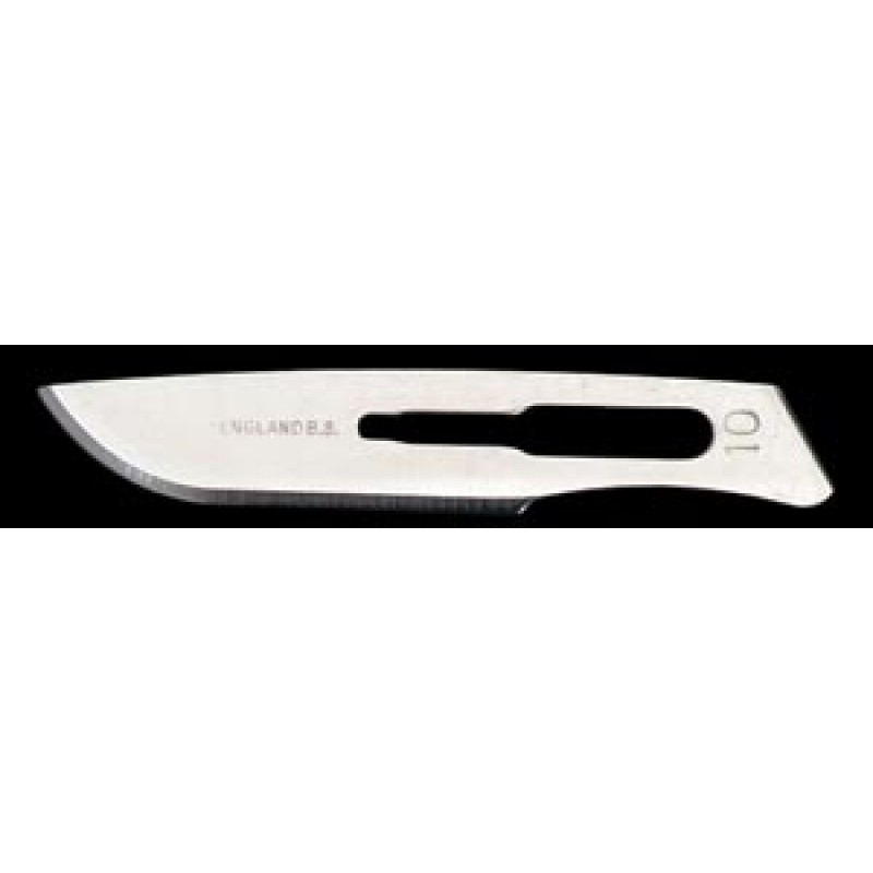 Cincinnati Surgical Company 92010 Blade, Carbon Steel, Size 10, Sterile, 100/bx (DROP SHIP ONLY)