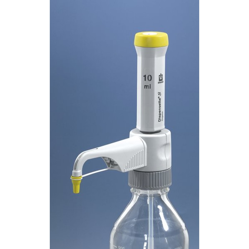 4630241 BRAND 10 mL Dispensette® S Organic Safety Valve Bottletop Dispenser