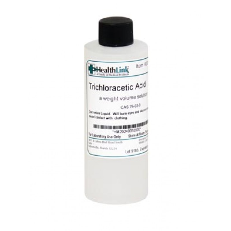 EDM3 Company LLC 400561 Trichloracetic Acid, 30%, 4 oz (Item is Non-Returnable) (US Only) (Item is considered HAZMAT and cannot ship via Air or to AK, GU, HI, PR, VI)