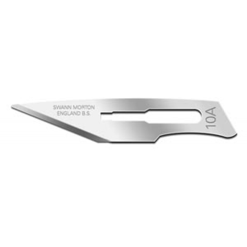 Cincinnati Surgical Company 02SM10A Blade, Swann Morton, Carbon Steel, Size 10a, Non-Sterile, 100/bx (DROP SHIP ONLY)