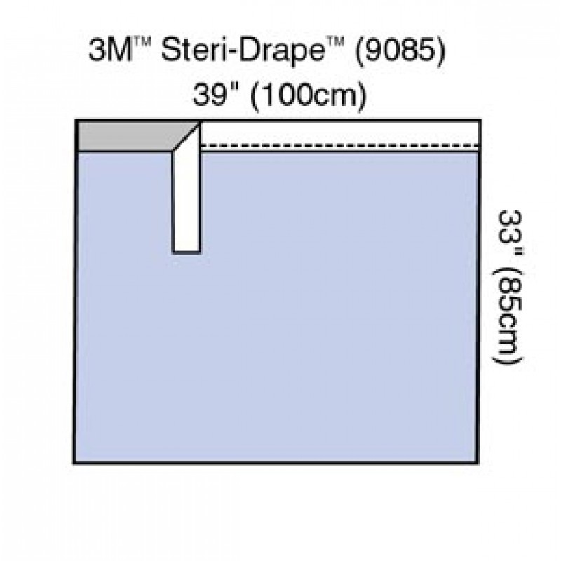 3M Health Care 9085 Steri-Drape Adhesive Towel Drape, 39" x 33", Absorbent Impervious Material, 30/bx, 4 bx/cs (Continental US+HI Only)