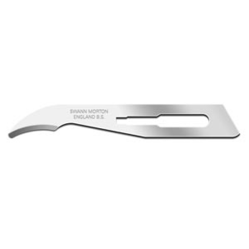 Cincinnati Surgical Company SM0326 Stitch Cutter, Swann Morton, Stainless Steel, Fits any Size 3 Handle, Sterile, 100/bx (DROP SHIP ONLY)
